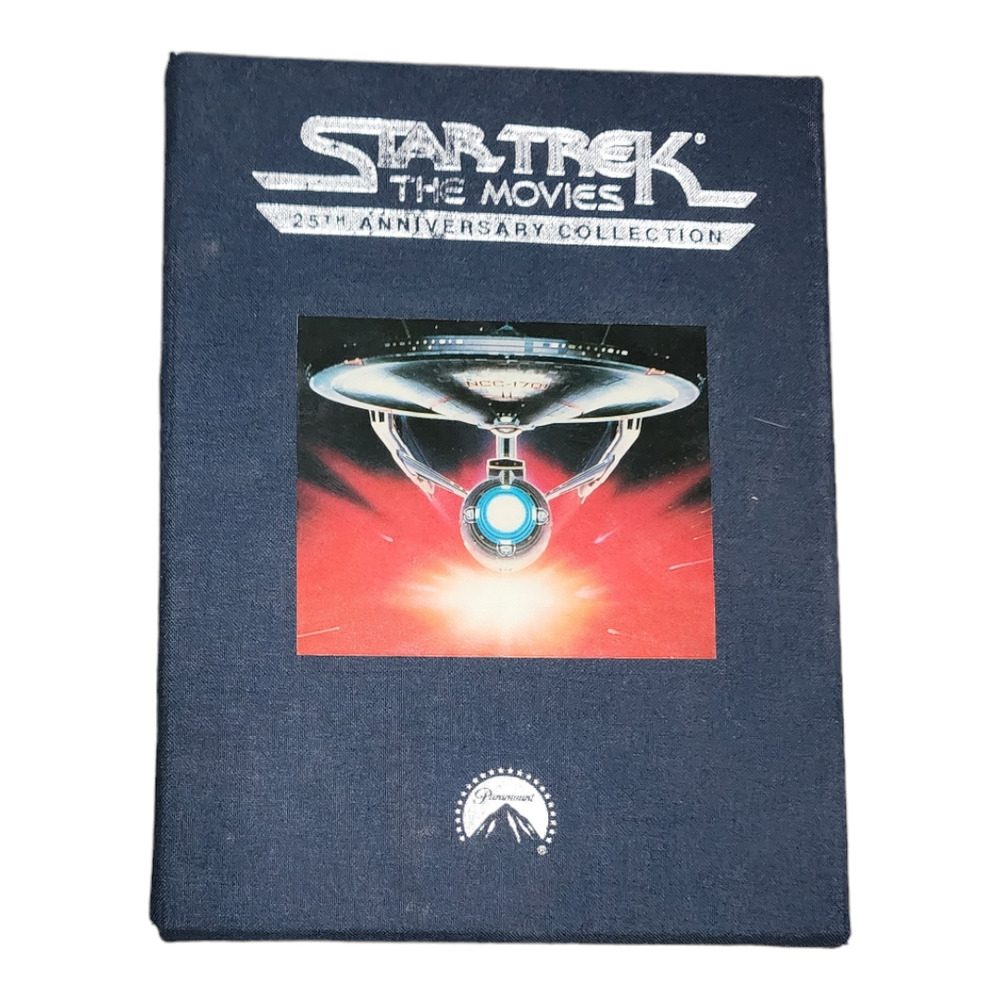 Star Trek 25th Anniversary Collection 5 VHS tapes + 3 Sealed Pins 1991